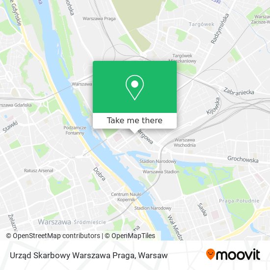 Urząd Skarbowy Warszawa Praga map