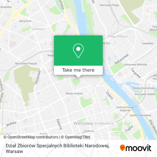 Dział Zbiorów Specjalnych Biblioteki Narodowej map