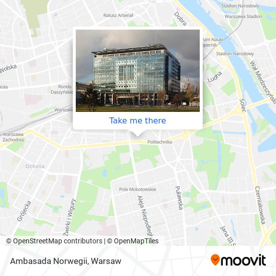 Ambasada Norwegii map