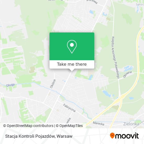 Stacja Kontroli Pojazdów map