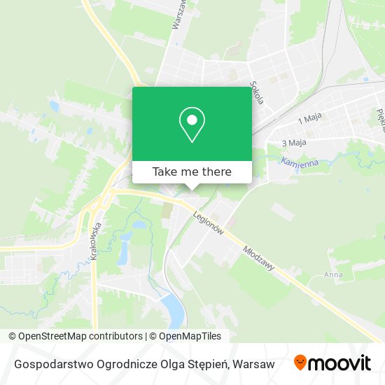 Gospodarstwo Ogrodnicze Olga Stępień map