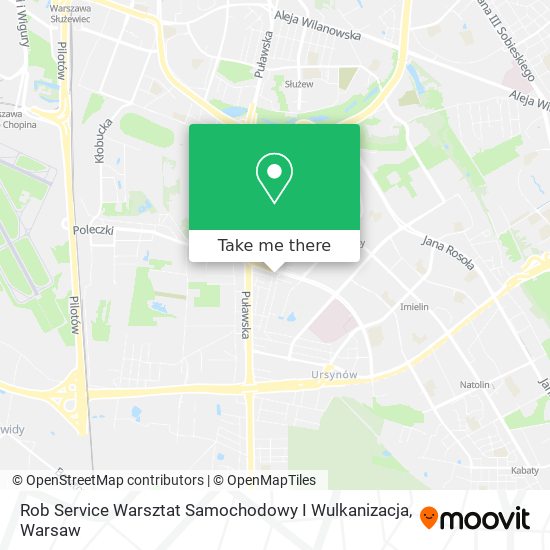 Карта Rob Service Warsztat Samochodowy I Wulkanizacja