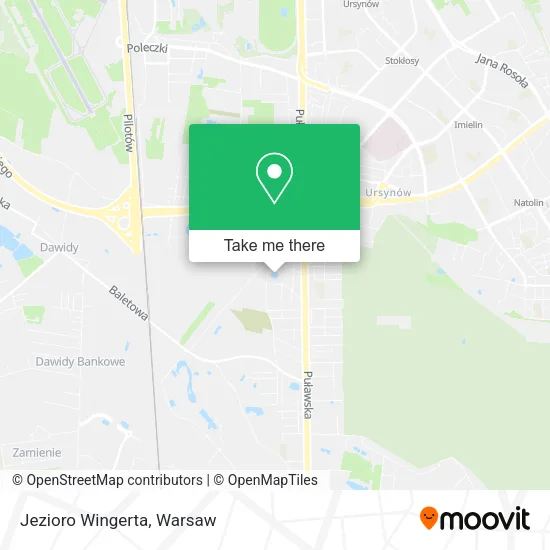 Jezioro Wingerta map