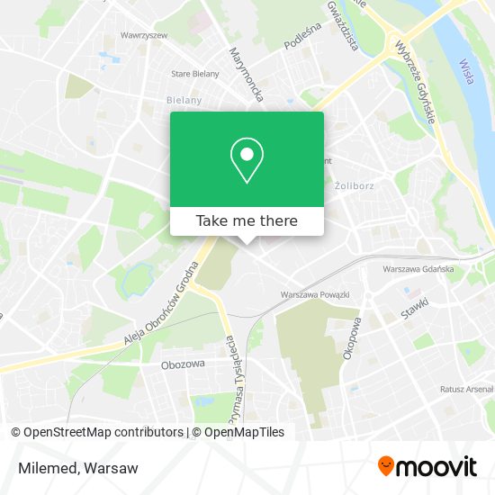 Milemed map