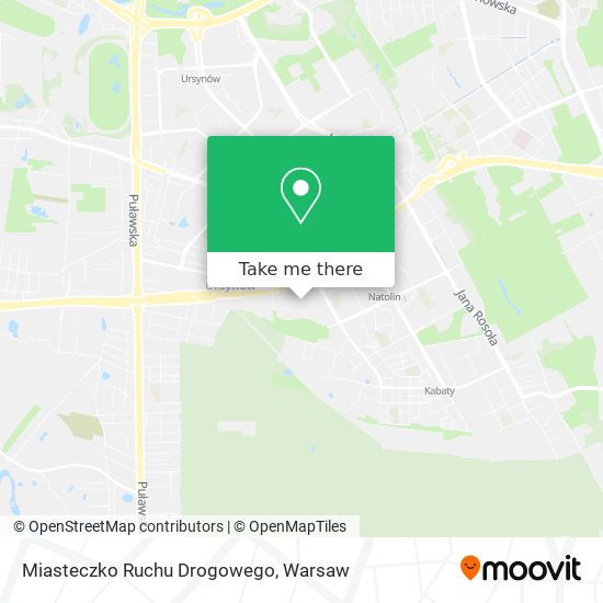 Miasteczko Ruchu Drogowego map