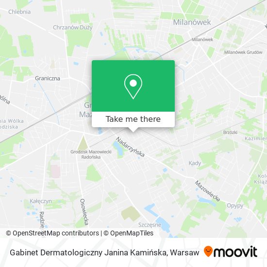 Gabinet Dermatologiczny Janina Kamińska map