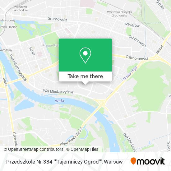 Przedszkole Nr 384 ""Tajemniczy Ogród"" map