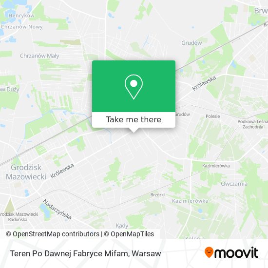 Teren Po Dawnej Fabryce Mifam map