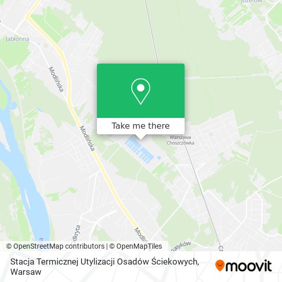 Карта Stacja Termicznej Utylizacji Osadów Ściekowych