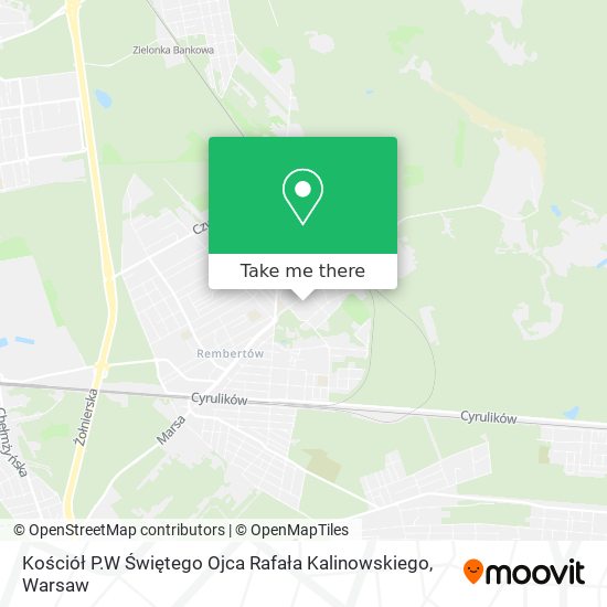 Kościół P.W Świętego Ojca Rafała Kalinowskiego map