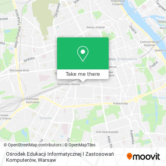 Ośrodek Edukacji Informatycznej I Zastosowań Komputerów map