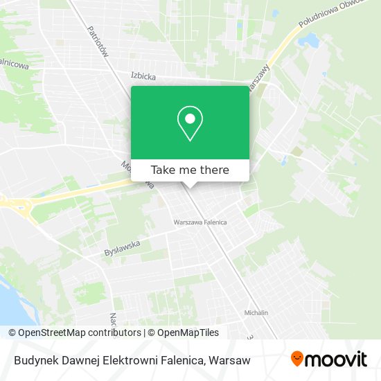 Budynek Dawnej Elektrowni Falenica map