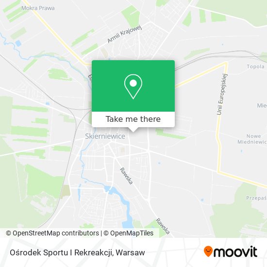 Ośrodek Sportu I Rekreakcji map