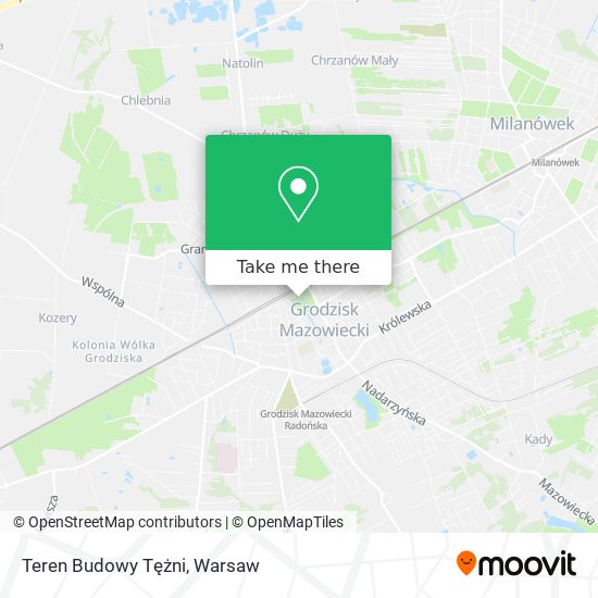 Teren Budowy Tężni map