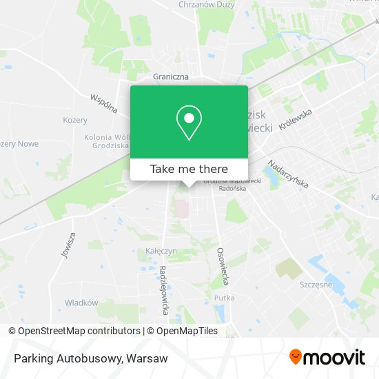 Parking Autobusowy map