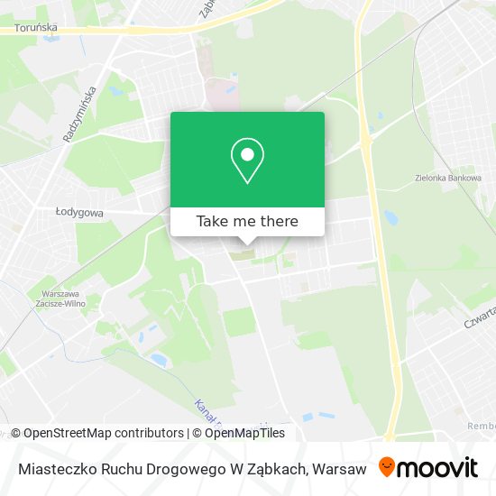 Miasteczko Ruchu Drogowego W Ząbkach map