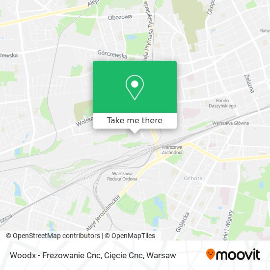 Woodx - Frezowanie Cnc, Cięcie Cnc map