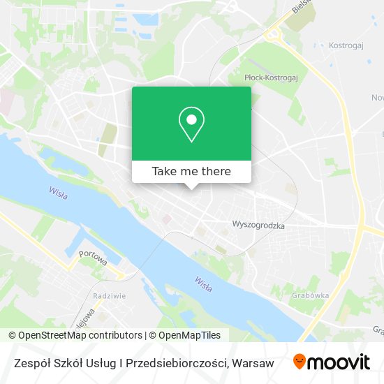 Zespół Szkół Usług I Przedsiebiorczości map