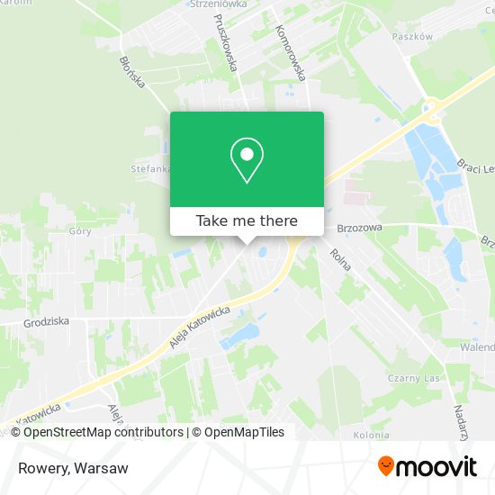 Rowery map