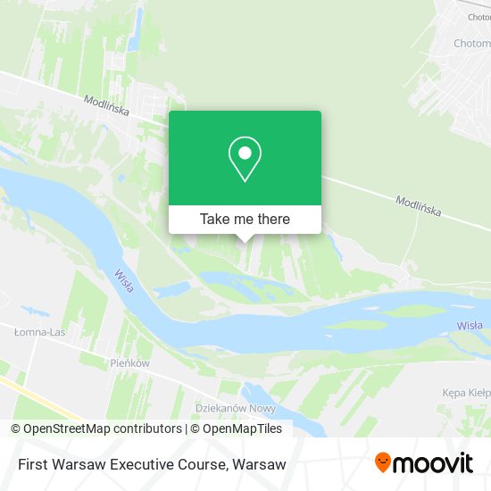 First Warsaw Executive Course map