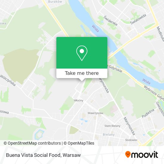 Buena Vista Social Food map