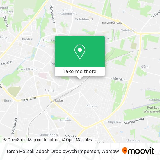 Teren Po Zakładach Drobiowych Imperson map