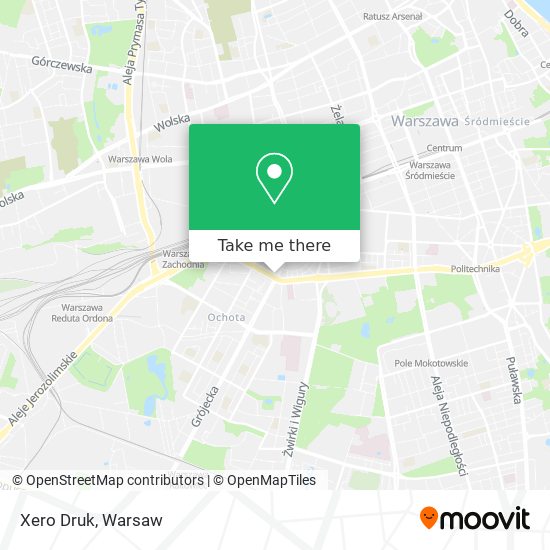 Xero Druk map