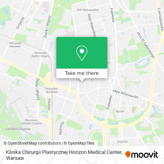 Карта Klinika Chirurgii Plastycznej Horizon Medical Center