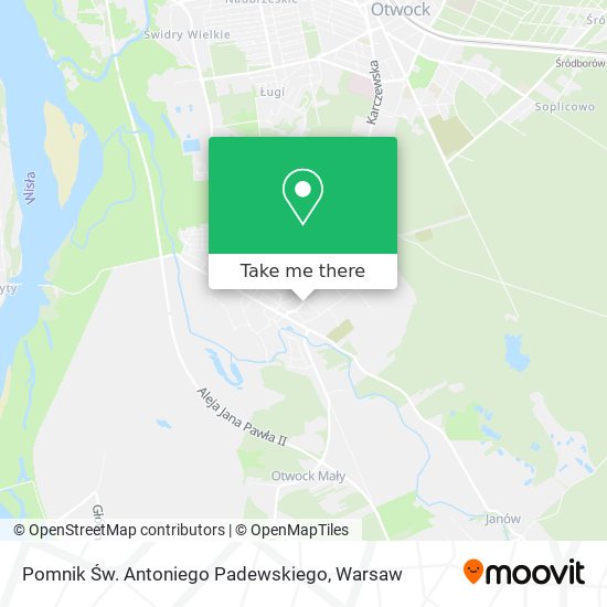 Pomnik Św. Antoniego Padewskiego map