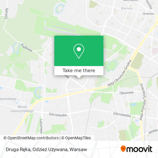 Druga Ręka, Odzież Używana map