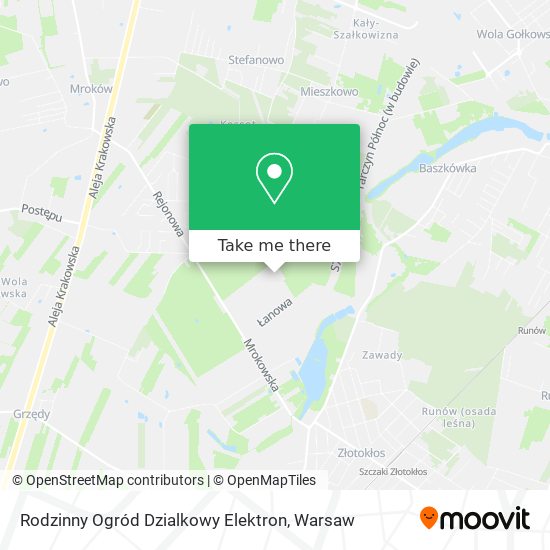 Rodzinny Ogród Dzialkowy Elektron map