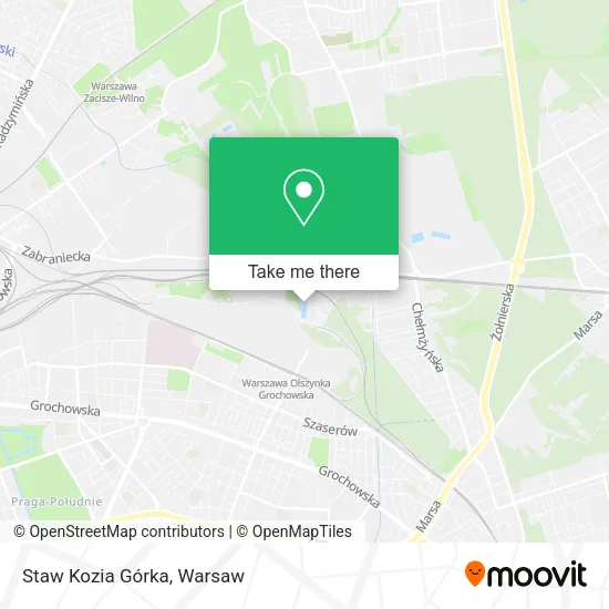 Staw Kozia Górka map
