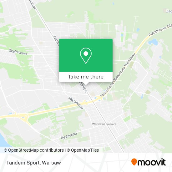 Tandem Sport map