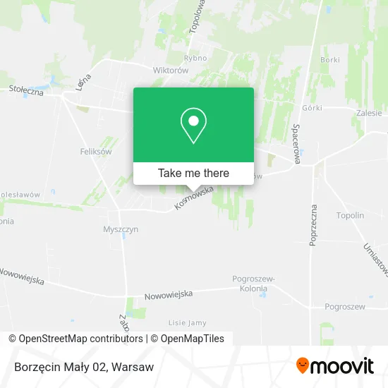 Borzęcin Mały 02 map