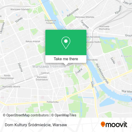 Dom Kultury Śródmieście map