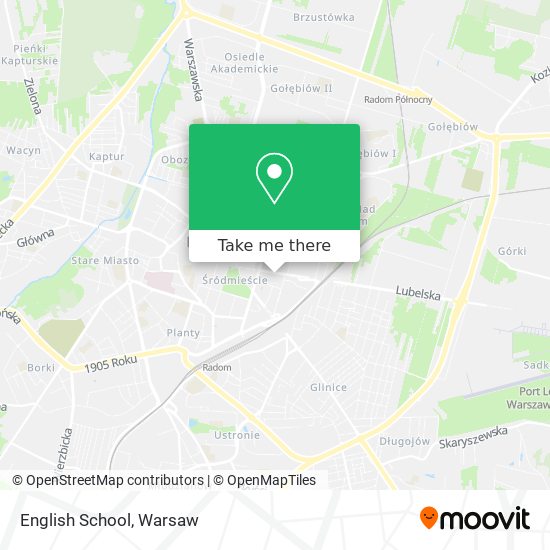 English School map