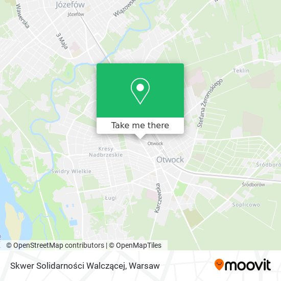 Skwer Solidarności Walczącej map