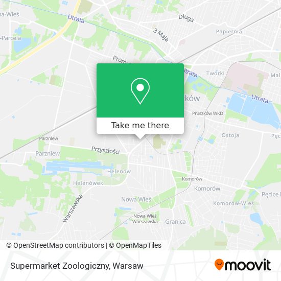 Supermarket Zoologiczny map