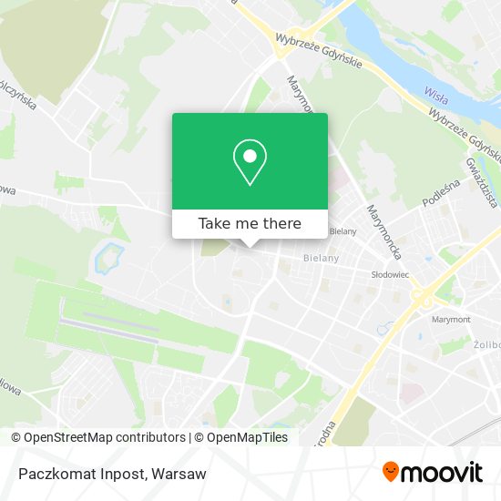 Paczkomat Inpost map