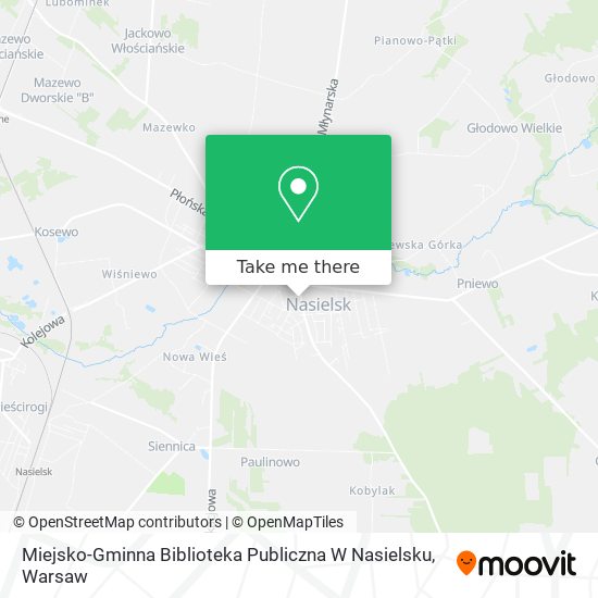 Miejsko-Gminna Biblioteka Publiczna W Nasielsku map