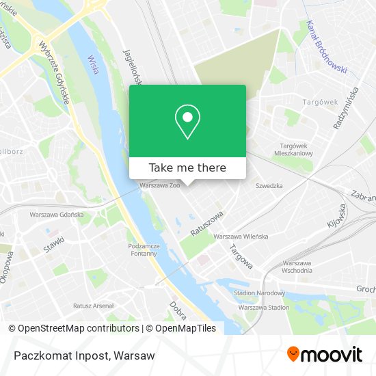 Paczkomat Inpost map