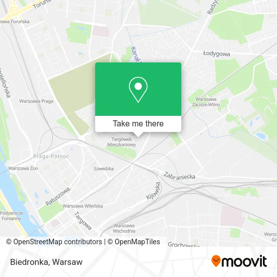 Biedronka map