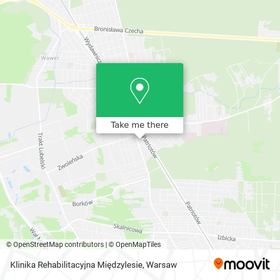 Klinika Rehabilitacyjna Międzylesie map