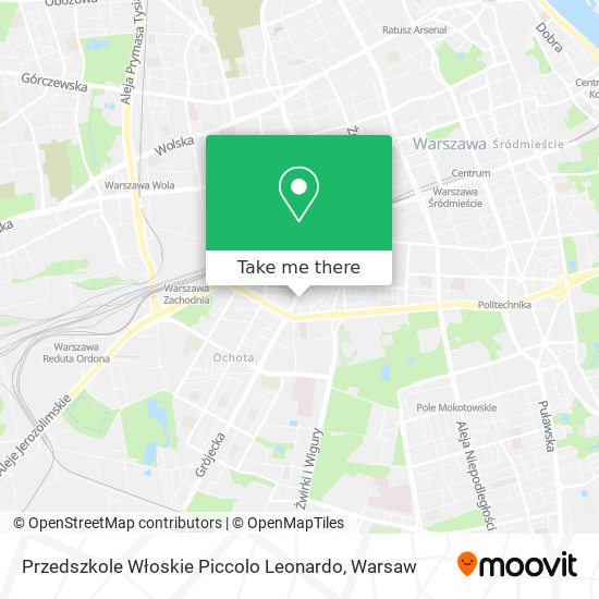 Przedszkole Włoskie Piccolo Leonardo map