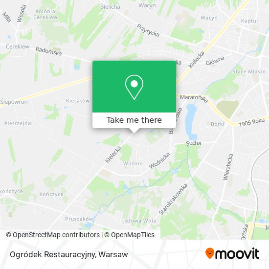 Ogródek Restauracyjny map