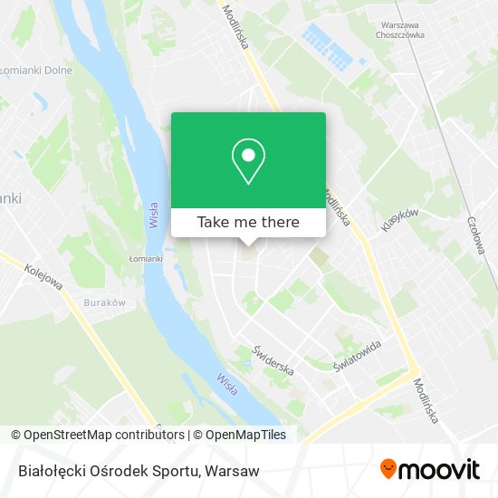 Białołęcki Ośrodek Sportu map