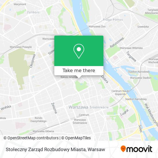 Stołeczny Zarząd Rozbudowy Miasta map