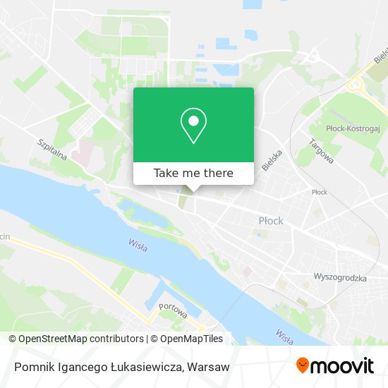 Pomnik Igancego Łukasiewicza map