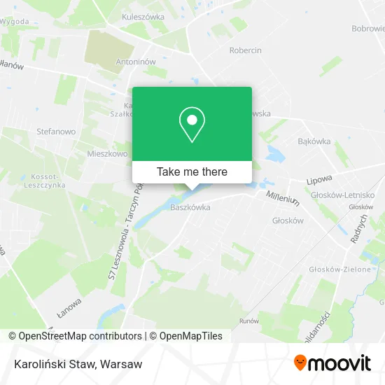 Karoliński Staw map