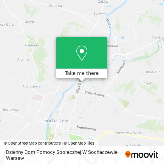 Dzienny Dom Pomocy Społecznej W Sochaczewie map